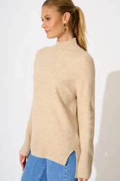 Outlet Abby Knit in Beige Knitwear|Knitwear