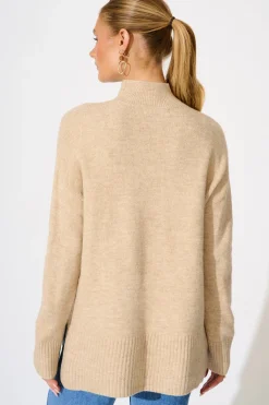 Outlet Abby Knit in Beige Knitwear|Knitwear