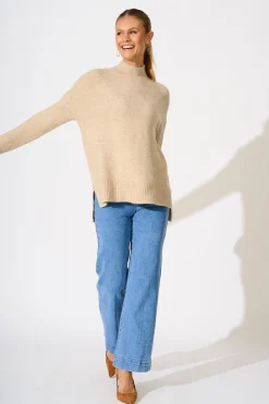 Outlet Abby Knit in Beige Knitwear|Knitwear