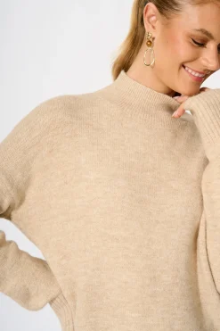 Outlet Abby Knit in Beige Knitwear|Knitwear
