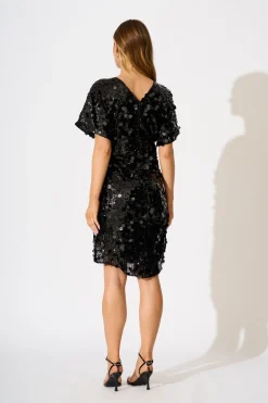 Discount After Party Dress in Black Sequin Dresses|Party