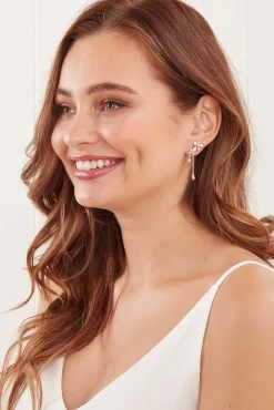 Best Ally Earrings In Rose Gold Jewellery|Wedding Guest