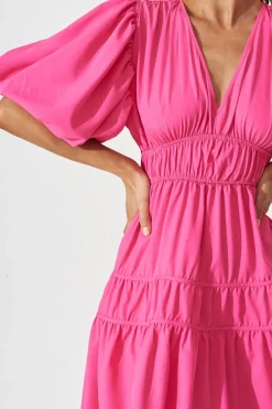 Sale Amarini Dress In Hot Pink Dresses|Casual