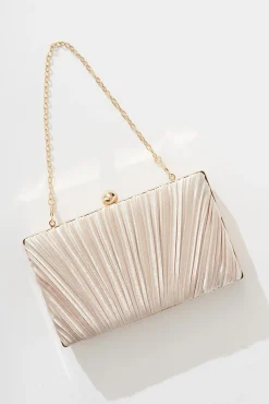 New Amina Clutch Bag In Gold Bags|Wedding Accessories