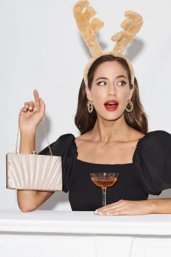 New Amina Clutch Bag In Gold Bags|Wedding Accessories