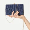 Clearance Amina Clutch Bag In Navy Bags|Wedding Guest