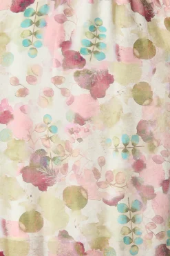 Sale Anabelle Midi Dress in Sage with Blush Watercolour Dresses|Casual