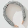 New Anica Knitted Headband in Grey Marle Knitwear|Knitwear
