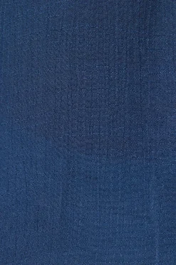 New Ariella Top in Navy Cotton Blend Tops