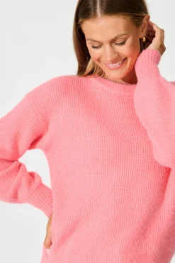 Best Arla Knit In Pink Wool Blend Knitwear|Knitwear