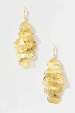 Best Ashley Drop Earrings in Gold Jewellery