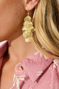 Best Ashley Drop Earrings in Gold Jewellery
