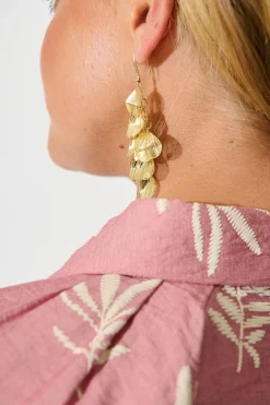 Best Ashley Drop Earrings in Gold Jewellery