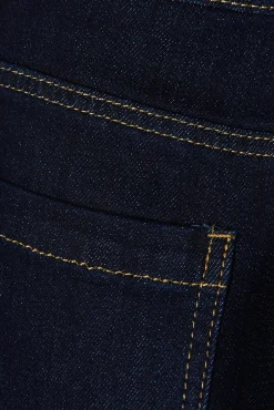 Hot Atwood High Rise Relaxed Leg Jean In Dark Blue Denim Bottoms