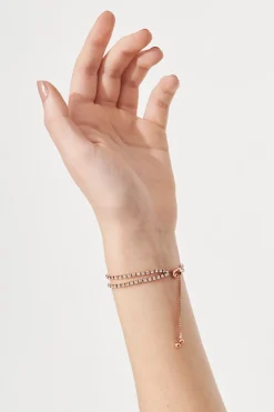 Outlet August + Delilah Monaco Bracelet In Rose Gold Diamante Jewellery|Engagement Party