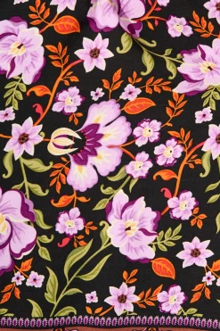 Discount Avalon Dress in Black Multi Floral Dresses|Casual