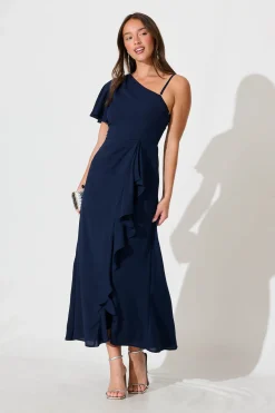 Online Avian Maxi Dress In Navy Bridesmaids|Wedding Guest
