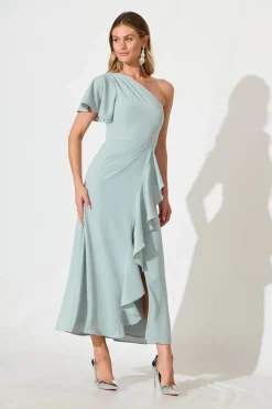 Best Avian Maxi Dress In Sage Green Dresses|Formal
