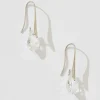New Avis Hook Earrings in Silver with Diamante Jewellery