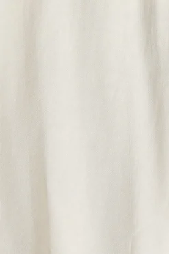 Clearance Bonnie Top in Ivory Linen Blend Tops