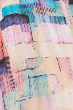 Sale Bribie Dress In Purple With Blue Multi Print Dresses|Party
