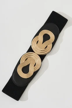 Fashion Callia Stretch Belt In Black Belts|Hens Night