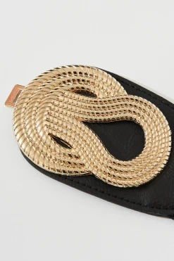 Fashion Callia Stretch Belt In Black Belts|Hens Night