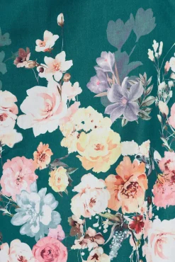 Discount Camie Maxi Dress In Teal With Orange Floral Dresses|Party