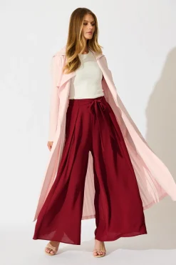 Fashion Captivating Trench Coat in Blush Outerwear|Outerwear