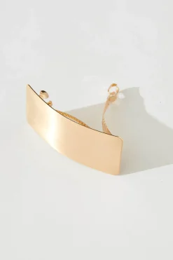 Fashion Carson Metal Square Hair Clip In Gold Hair Accessories