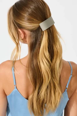 Hot Carson Metal Square Hair Clip In Silver Hair Accessories