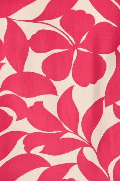 Online Catharina Top In Pink Leaf Tops|Casual