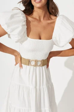 Discount Cheryl Belt In Brown Stretch Belts