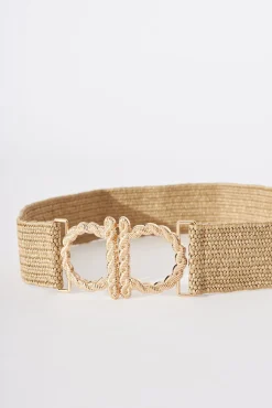 Discount Cheryl Belt In Brown Stretch Belts