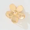 New Daisy Metal Hair Claw in Gold Hair Accessories