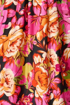 Hot Daydreamer Midi Dress In Multi Floral Dresses|Party