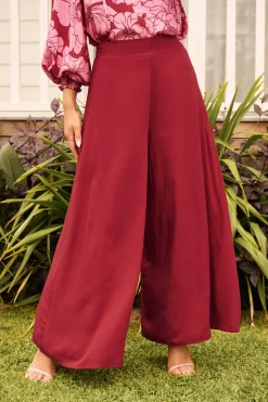 Sale Denver Pant in Wine Bottoms