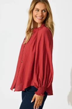 Fashion Devotion Top in Wine Tops