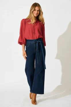 Fashion Devotion Top in Wine Tops