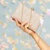 Best Dianne Clutch Bag In Rose Gold Bags|Wedding Guest