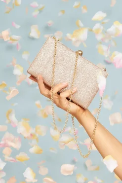 Best Dianne Clutch Bag In Rose Gold Bags|Wedding Guest