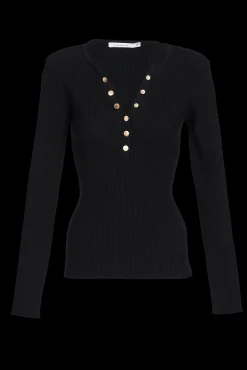 New Dover Heights Knit In Black Tops
