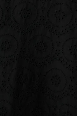 Online Duchess Maxi Dress In Black Broderie Cotton Dresses|Party