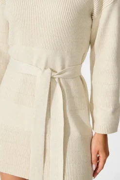New Dune Knit Dress in Oatmeal Dresses|Knitwear