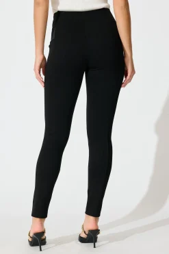 Sale Edina Pant in Black Ponte Bottoms