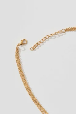 Clearance Elia Layered Necklace in Gold Jewellery