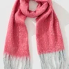 Hot Elita Knit Scarf in Pink Knitwear|Knitwear