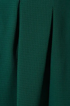 Hot Elizabeth Dress In Textured Emerald Dresses|Casual