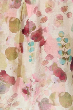 Discount Estelle Shirt in Sage with Blush Watercolour Tops|Casual