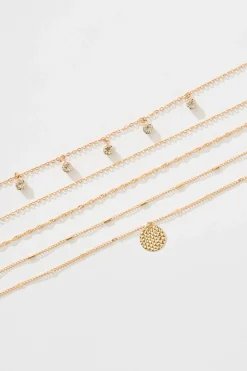Best Evaline Layered Necklace in Gold Jewellery